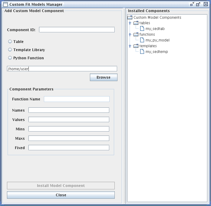Custom Model Manager