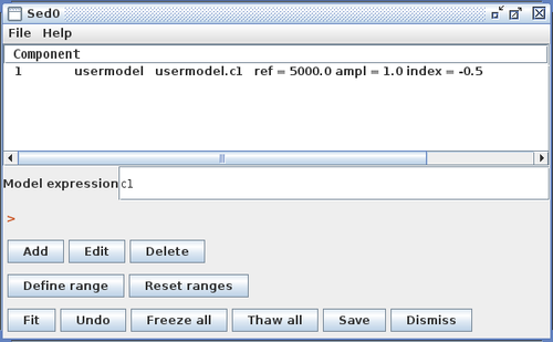 Adding a Python model function
