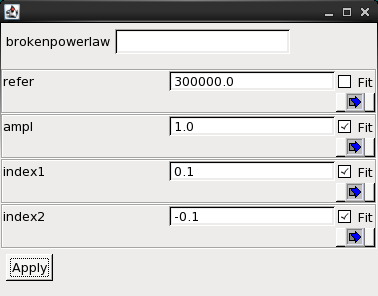 Edit model parameters