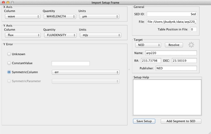 Setup file example