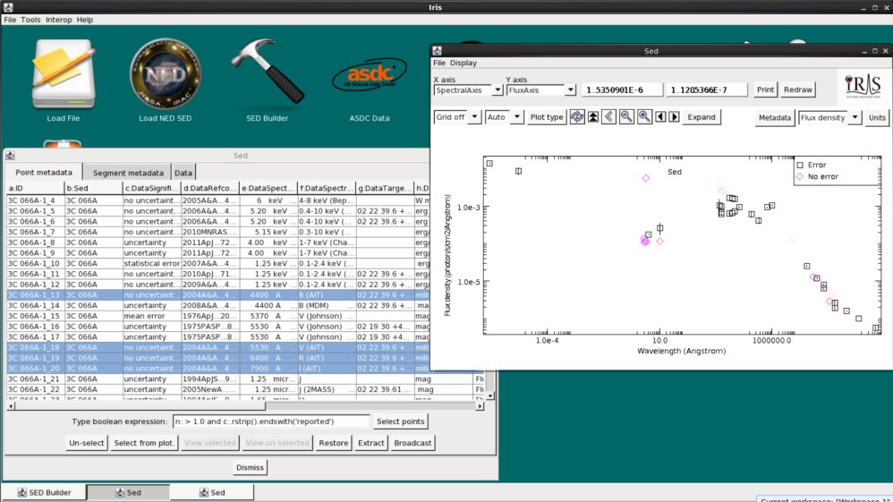 Iris screenshot