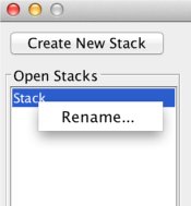renaming a Stack