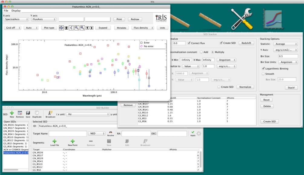 screenshot of SED Stacker component